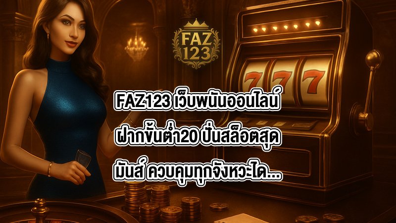 FAZ123 เว็บพนันออนไลน์ฝากขั้นต่ำ20